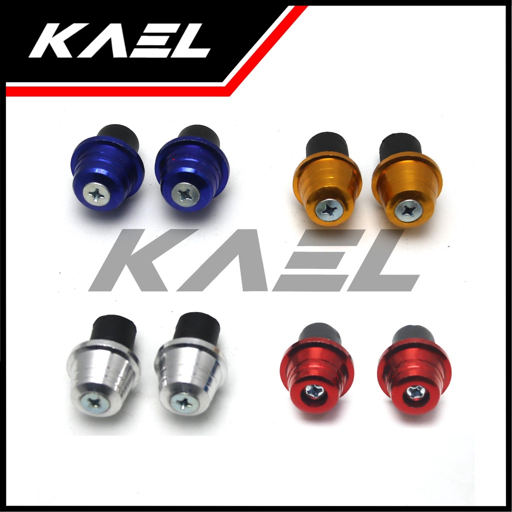 Jalu Stang Model Matic Motor Universal Warna Bandul-Tutup-Penutup Ujung Setang Merah-Silver-Biru-Emas-Gold Bebek-Matic Beat Carbu-F1-Pop-eSP-Street/Vario 110-125-150 Old-New LED/Scoopy/Spacy/Mio Sporty-M3-Z-S/Soul GT/X-Ride/Nouvo/Supra-X-125-Fit/Blade