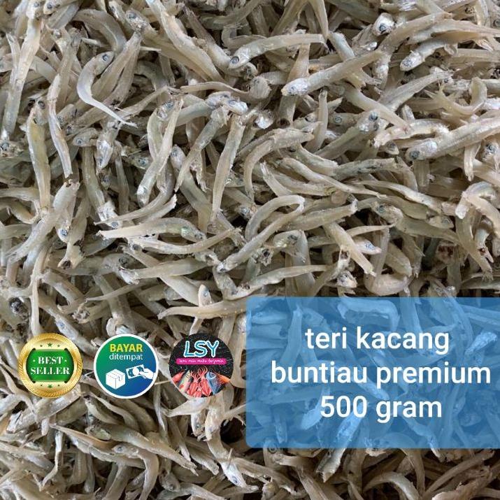 

TERLARIS BRANDS FESTIVAL ikan asin teri kacang / buntiau premium 500gr !!