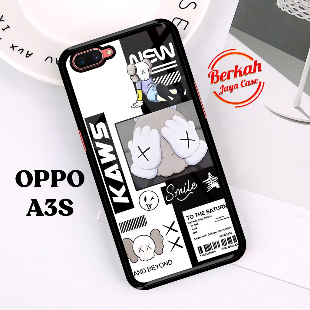 Case OPPO A3S - Casing OPPO A3S - case KAWS - Case hp - kondom hp - case aesthetic case anime case k