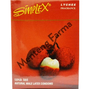 Kondom Simplex Lychee Fragrance - Isi 3