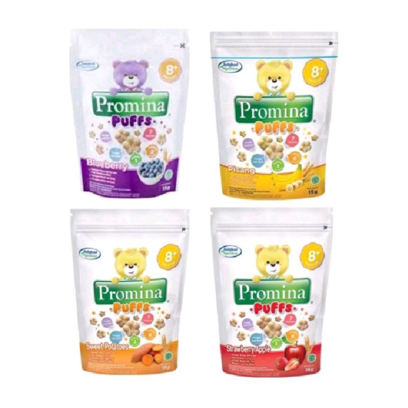 Promina Puffs Snack/Cemilan Bayi 15gr (8 bulan++)