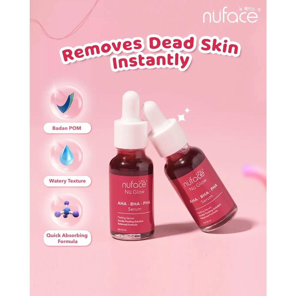 Nuface Serum AHA BHA PHA Exfoliatong