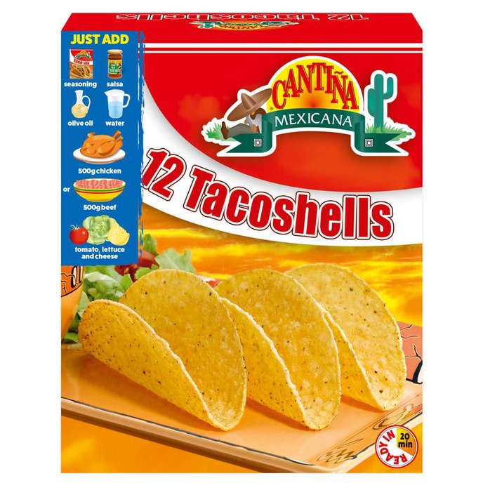 

[COD] Taco Cantina Mexicana isi 12 Taco Shells 150g [COD]