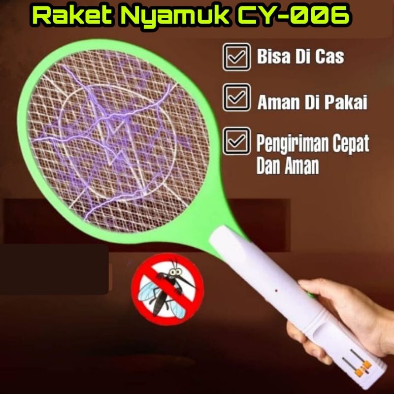 Raket Nyamuk/Raket Nyamuk Charger/Raket Nyamuk CY-006⭐ Supertop⭐