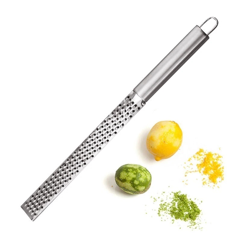 Parutan Keju Coklat Lemon Sayuran Serbaguna / Grater Slicer Tool Stainless Stell - Silver