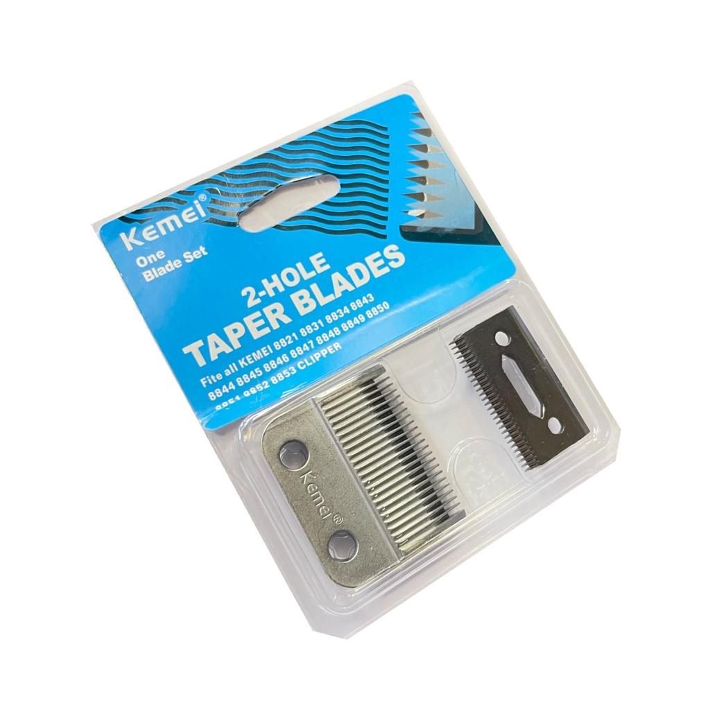 Mata Pisau Cukur Kemei Original Blade Hair Clipper Mata Alat Mesin Cukuran Rambut Sparepart Cadangan Super Taper
