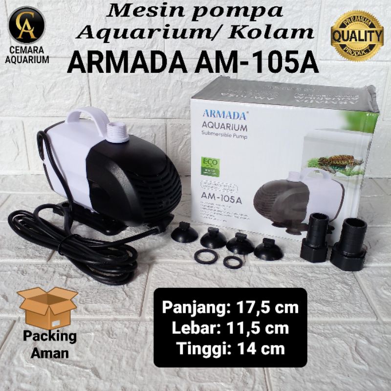 mesin pompa aquarium/ Armada AM-105A/ pompa/ pompa aquarium/ pompa akuarium/ pompa air aquarium/ pom