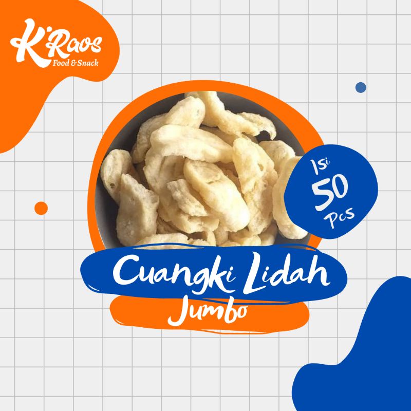 

Cuangki lidah jumbo isi 50