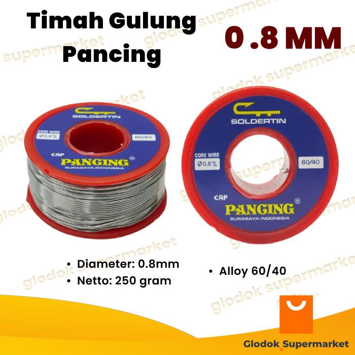 Timah Solder Timah Solder Pancing 250 Gram 0.8Mm Soldertin 250Gr 0.8 Mm 1/4Kg