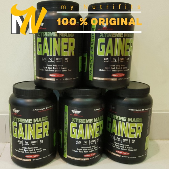 PROMO BXN XTREME MASS GAINER 2 LBS BXN MASS GAINER 2 LB TERLARIS