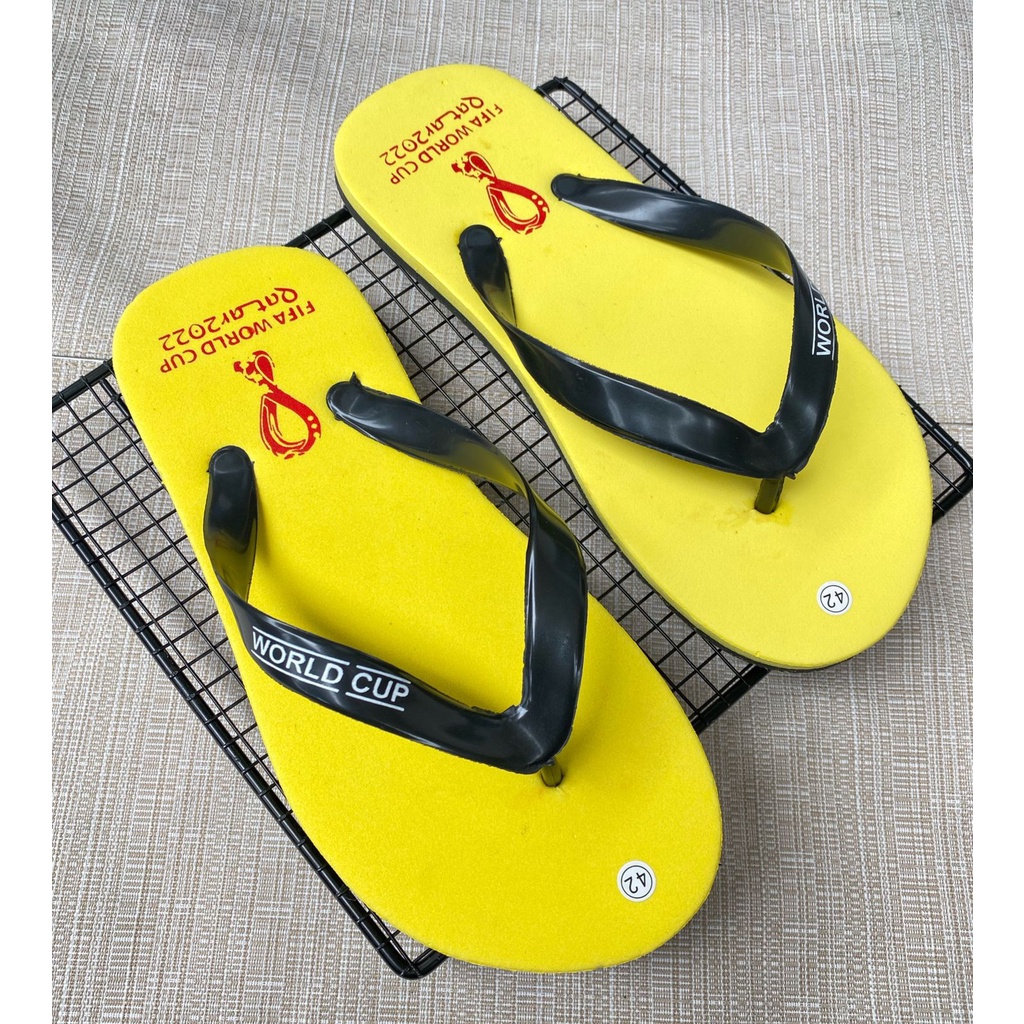 SANDAL JEPIT PRIA WORLD CUP QATAR 2022 DISTRO TERBARU