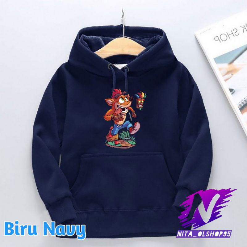 crash bandicot hoodie anak ctr crash bandicoot