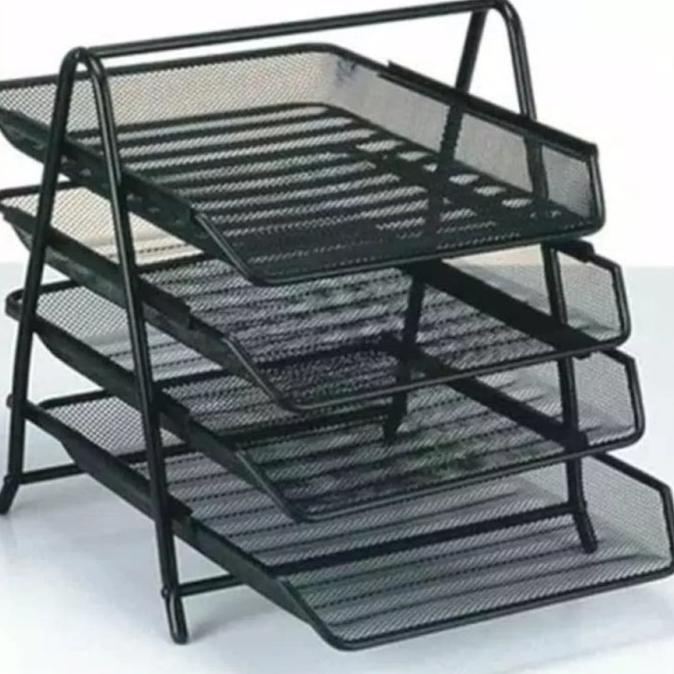 

Letter /Paper Tray 4 Susun Besi Rak Susun Vtec