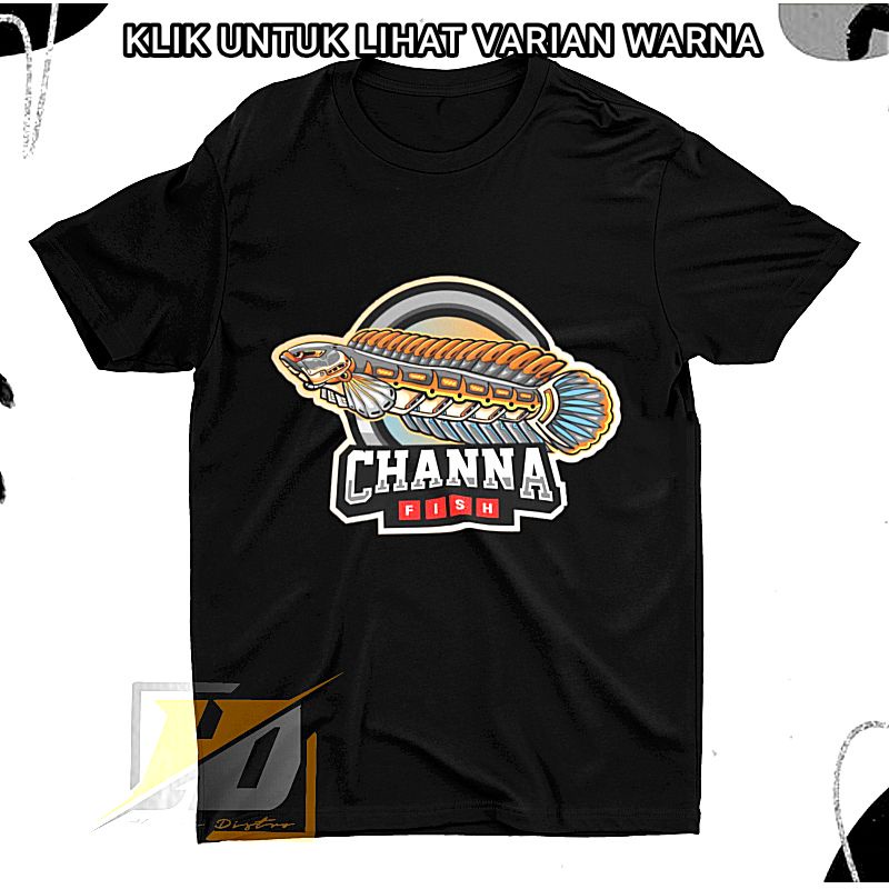 Kaos Ikan channa fish Baju channa Anak laki-laki usia 1-12 tahun terbaru