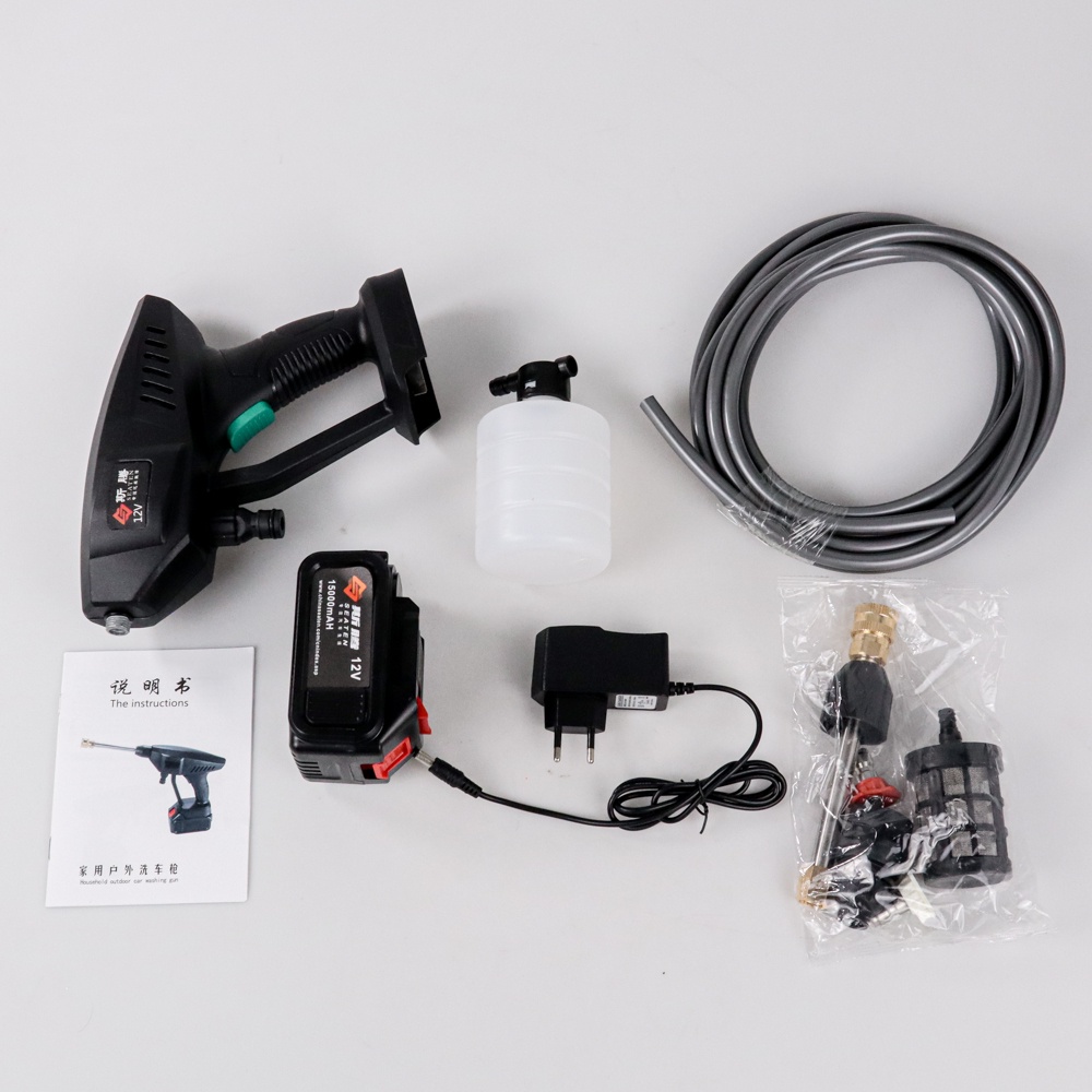 Semprotan Air Cuci Mobil High Pressure Car Washing Water Gun Sprayer 30Bar with 5M Hose - PT008-01 - Black