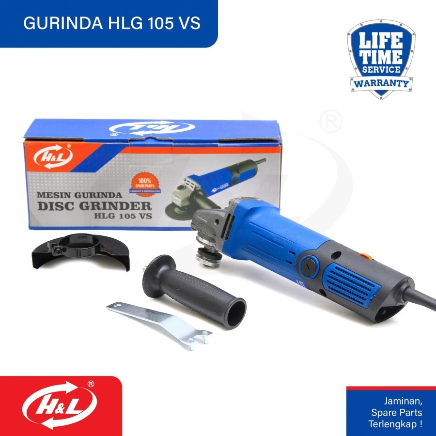 Mesin Gerinda H&amp;L Angle Grinder Hnl HLG100 Gurinda HL