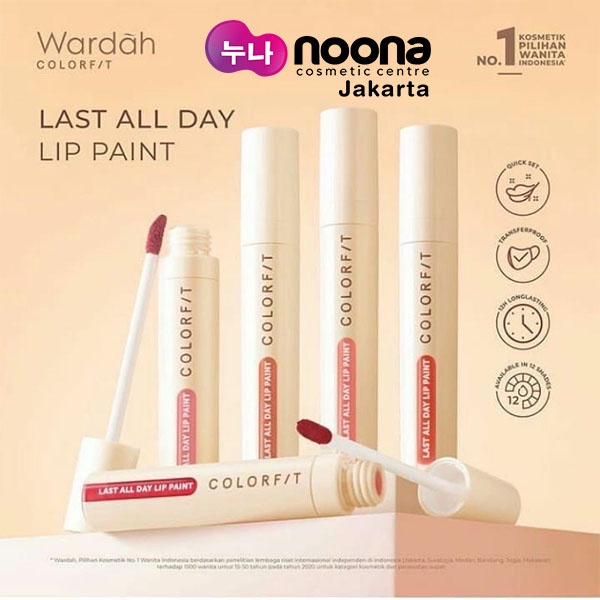 WARDAH COLORFIT LAST ALL DAY LIP PAINT 4.2 G