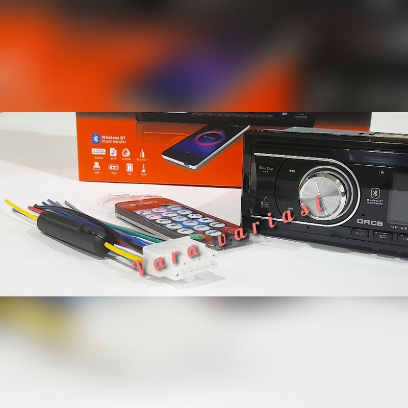 TAPE USB TAPE MOBIL SINGLE DIN USB BLUUETOOTH ORCA MP 6250