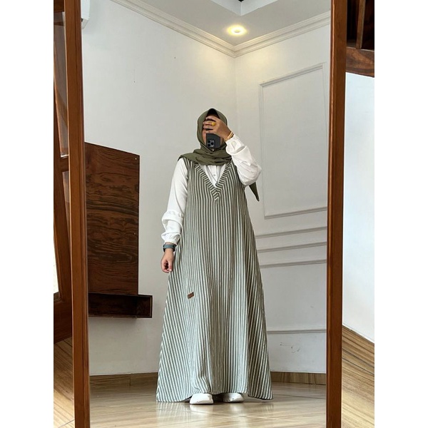 Dress Adem Ori By Nadheefa Store Size M dan L