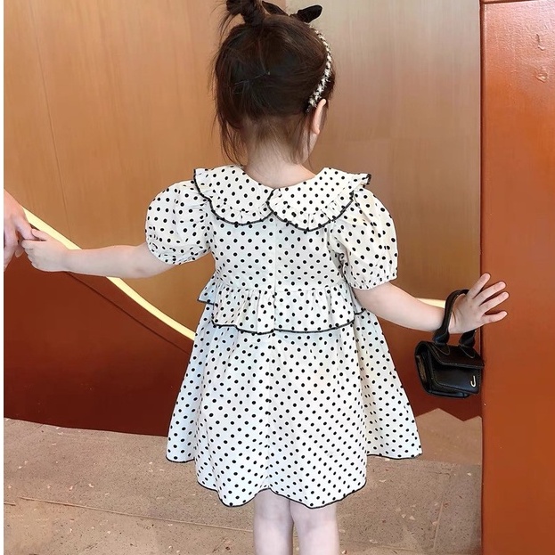 2-6thn | DRESS ANAK KOREA PESTA ELEGAN FORMAL PEREMPUAN MDD MH