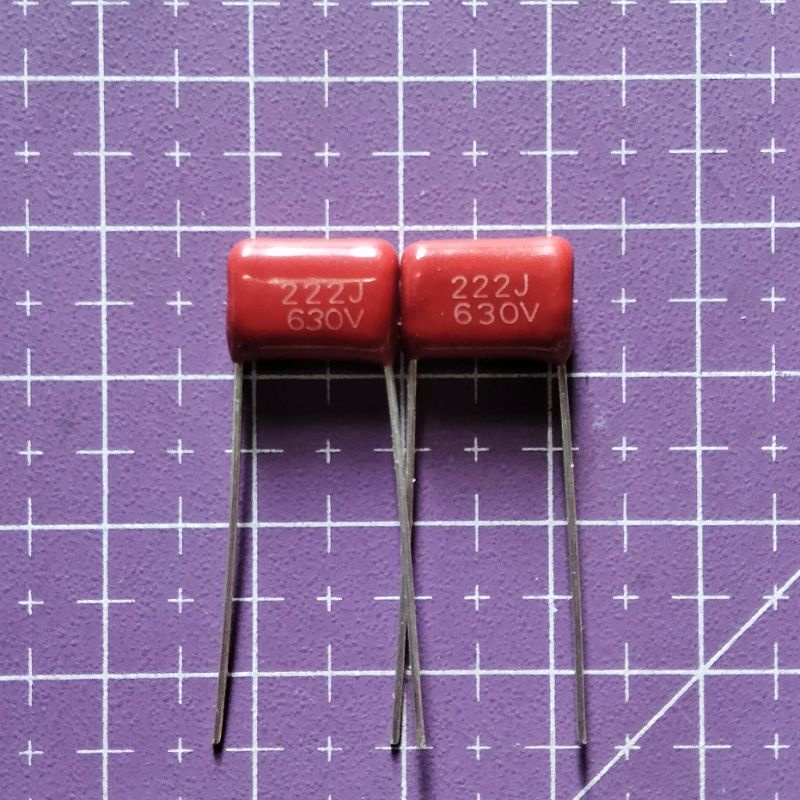 CAPASITOR MILAR 222J 630V