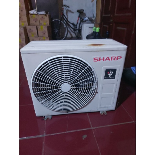OUTDOOR AC SECOND SHARP 1/2 PK R22 MODEL AU-A5MSY 1/5 PK