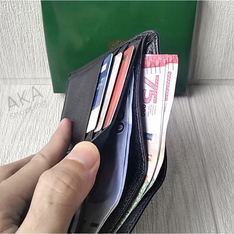 [DPT KLT03] Dompet Lipat Kartu Card Wallet Kulit Asli