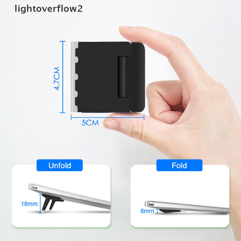 (lightoverflow2) 1 Pasang Rak Pendingin Laptop / Komputer / Keyboard Portable