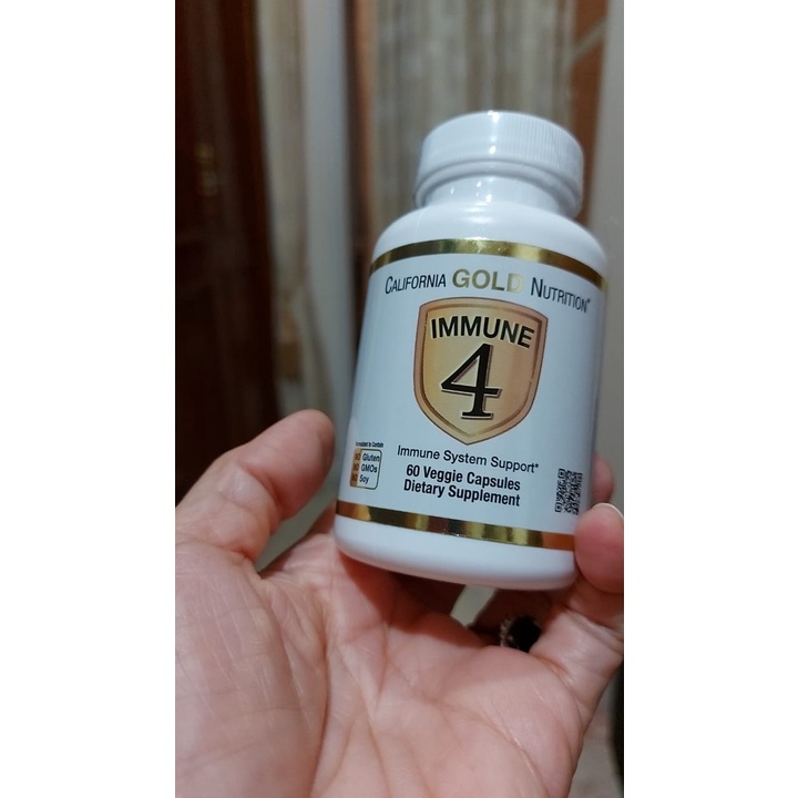 California Gold Nutrition Immune 4 Immune System Support 60 VegCaps