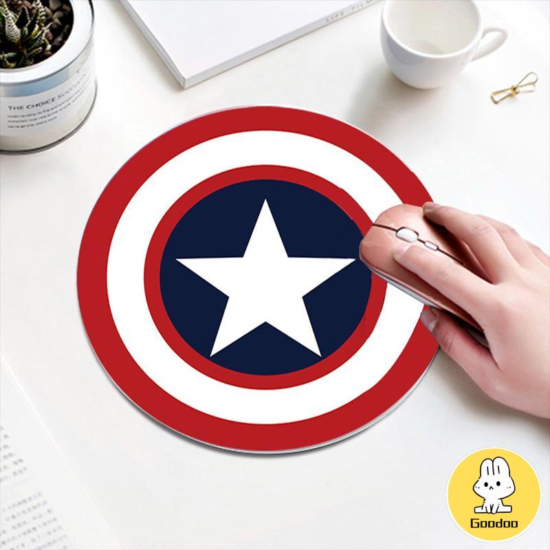 10 Kartun Seni Desain Mouse Mouse Round Office Mouse Pads Sodoo -Doo