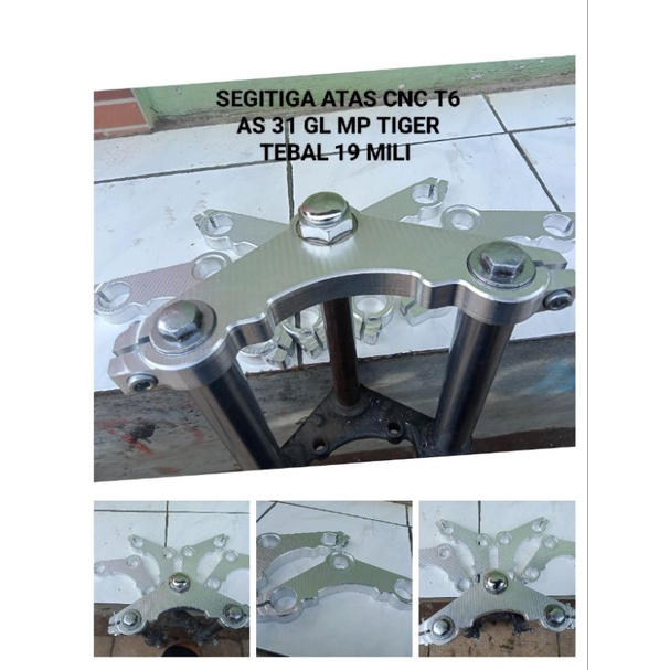 T ATAS CNC GL MP TIGER/SEGITIGA ATAS CNC SHOK DEPAN AS 31 GL MP TIGER (CNC T ATAS asli