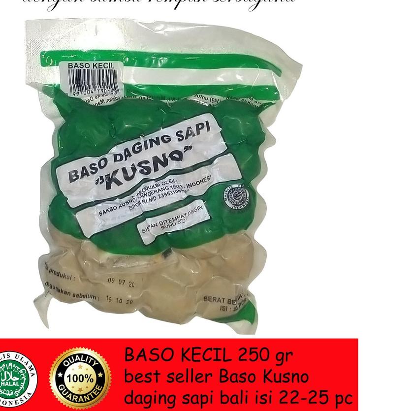 

SALE!!Kusno Baso Kecil Daging Sapi Bali 250 Gram|SQ6