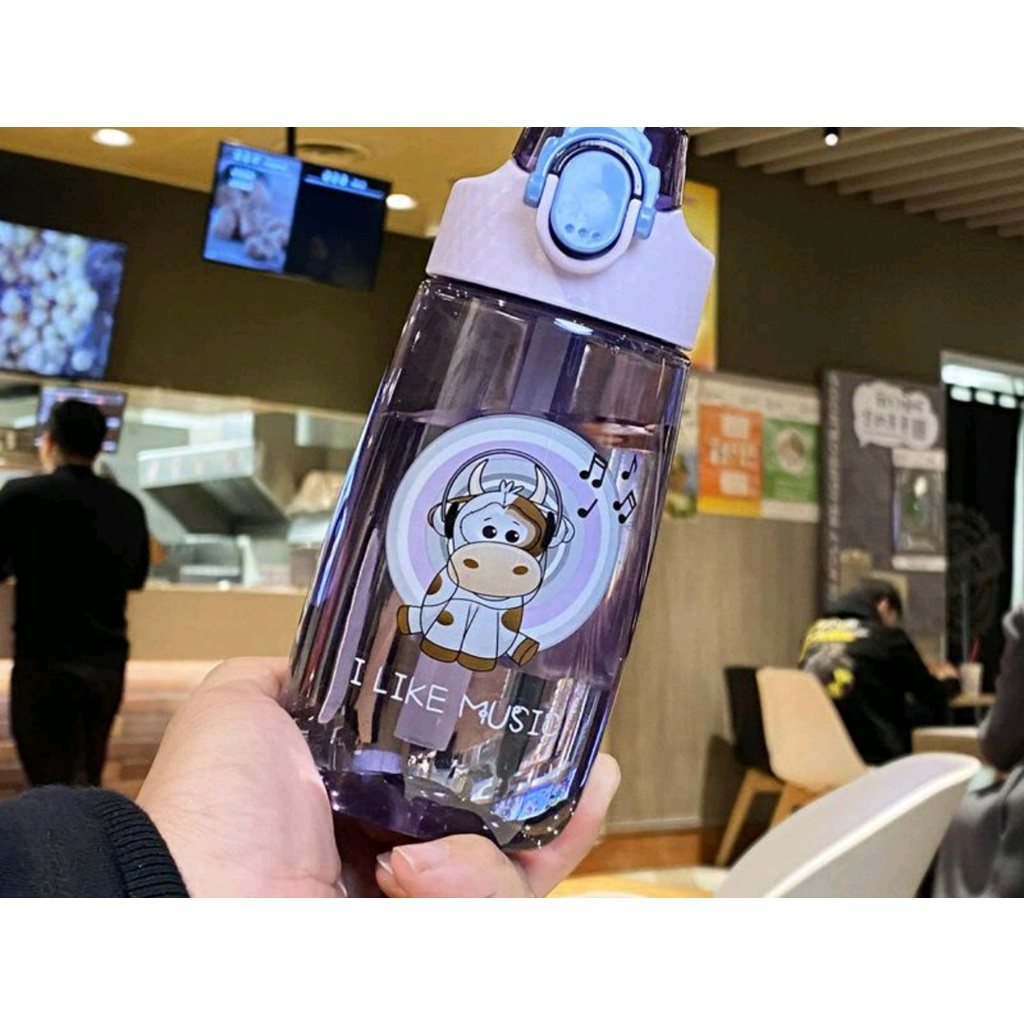 BOTOL AIR MINUM ANAK KARAKTER ANIMALS LUCU UK.480ML