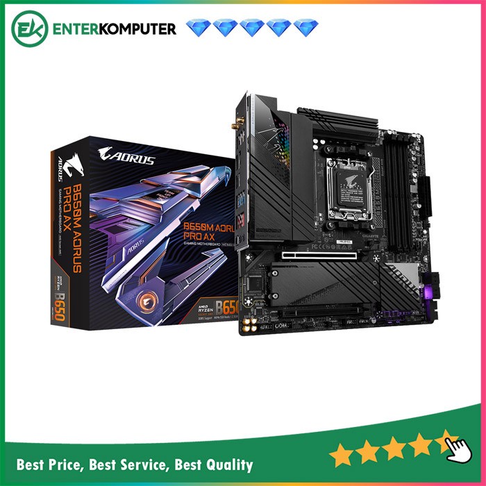 Gigabyte B650M Aorus PRO AX (AM5, AMD B650, DDR5, USB3.2 Type-C)