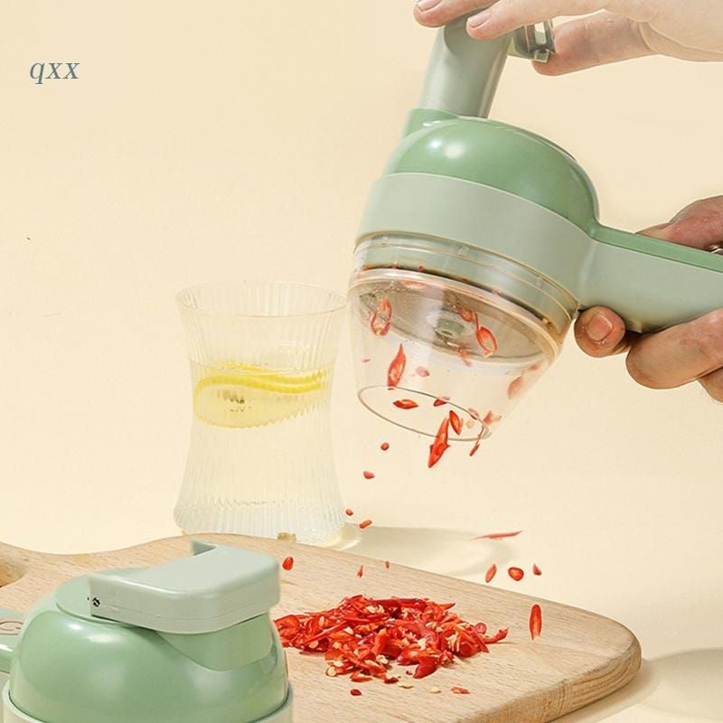 {DS} Blender Sayur 2 in 1 Model Genggam / Set Pemotong Sayur multifungsi tanpa kabel mini chopper