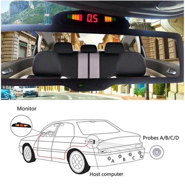 Sensor Parkir Mundur Mobil 4 Titik High Quality