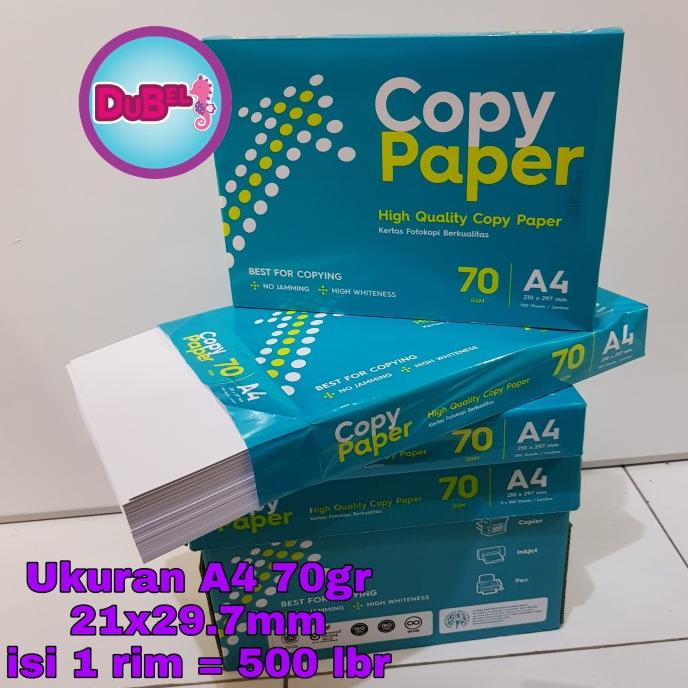 

SALE Kertas HVS A4 70 gr Copy Paper / HVS A4 Murah / 1 RIM 500 Lembar