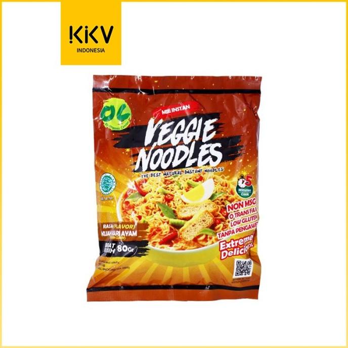 

KKV Organic Center Instant Noodle Kari Ayam Mie Kuah Instan 80g