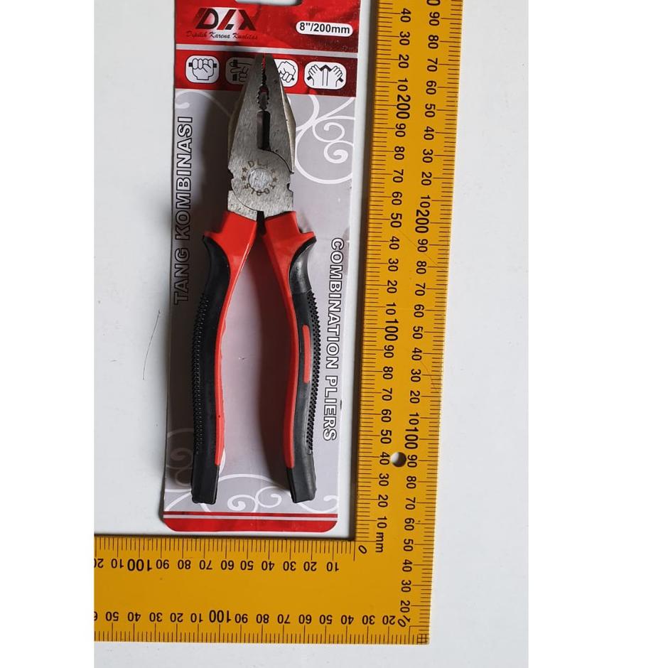 Update--DX Tang Kombinasi 8 inch Pliers Tang Gagang Karet Model Tekiro