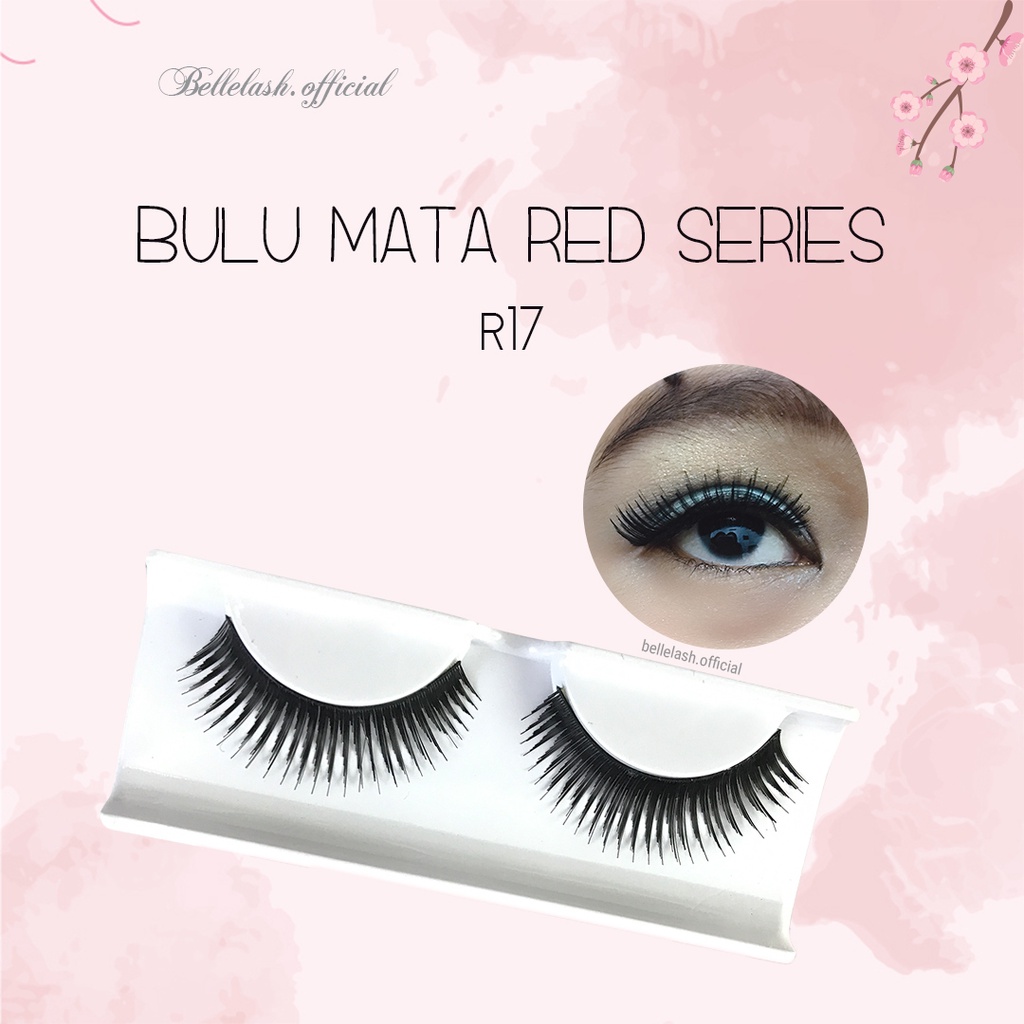 R17 Bulu Mata Palsu Handmade Natural False Eyelash Eye Lashes Belle Eyelashes