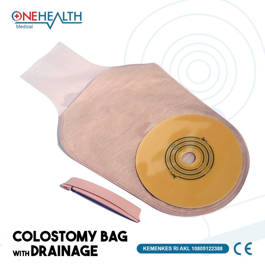1BOX isi 10pcs - Kantong Kolostomi Onehealth / Colostomy Bag