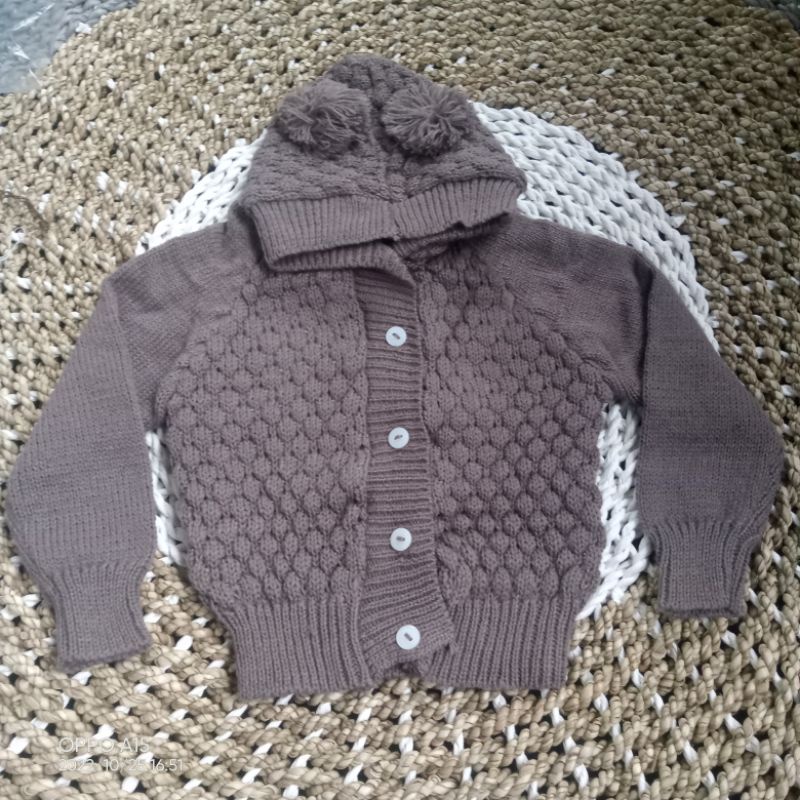 switer rajut anak 08-20 bulan