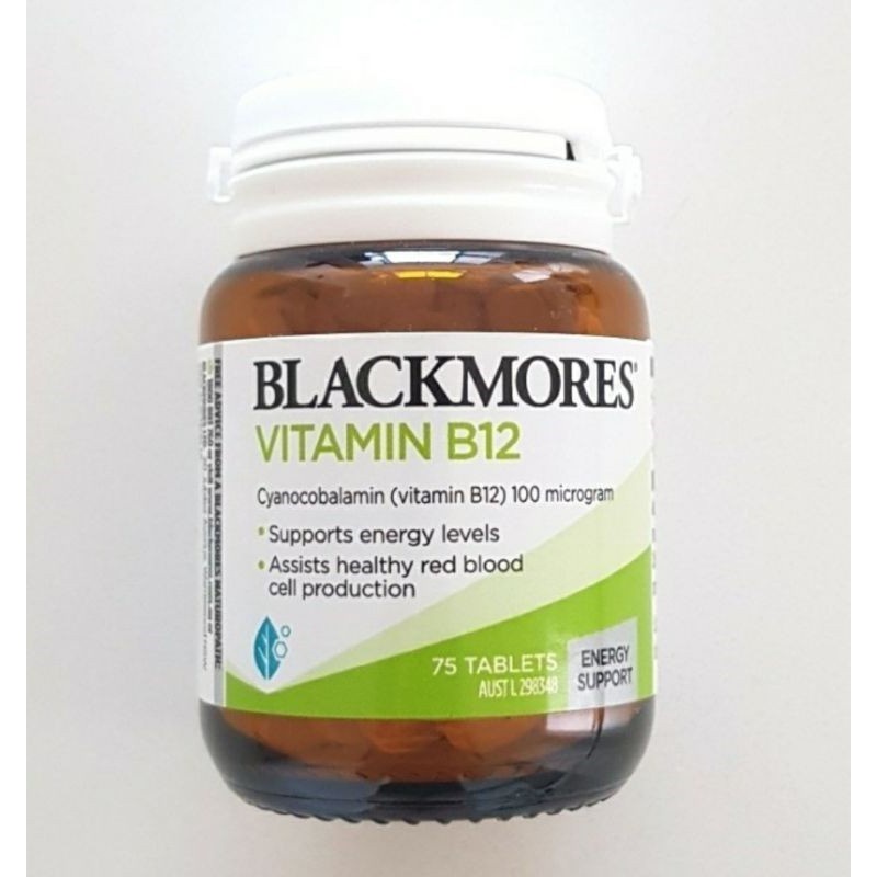 Jual Blackmores Vitamin B12 Blackmore Black Mores More B 12 Suplemen ...