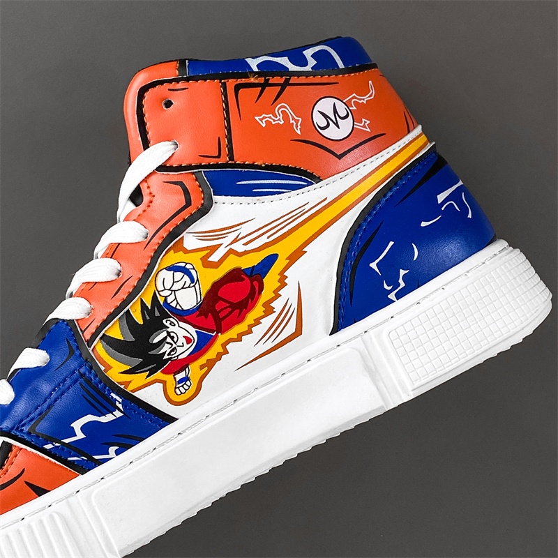 Anime Cosplay Kakarot Casual Sepatu Import Pria Running Sneaker Tinggi Dragon Ball Vegeta SON GOKU SAIYAN Keren Boots 210