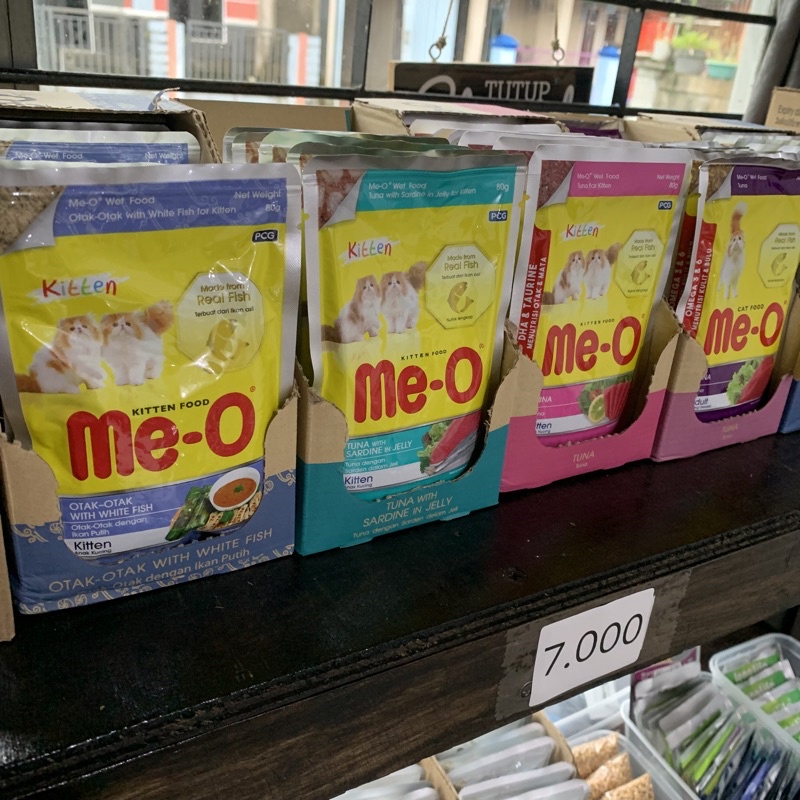 Meo Me O Pouch Wet Food 80gr Kitten &amp; Adult