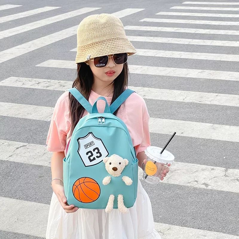 TAS RANSEL SEKOLAH ANAK PEREMPUAN CEWEK FASION MODEL TEDDY BEAR / TAS PUNGGUNG ANAK MOTIF LUCU BONEKA