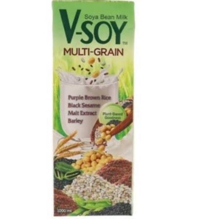 

11.11✔️Vsoy Multigrain 1 Liter / Vsoy Multigrain Susu Kedelai|KD3