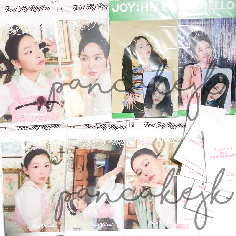 [ READY‼️ ] red velvet MD holo photocard feel my rhythm anniversary md lucky card [ irene yeri wendy
