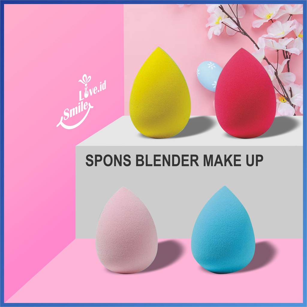 Smilelove Beauty Sponge Blender Teardrop Spons Blender Spons Make Up Tools CC001