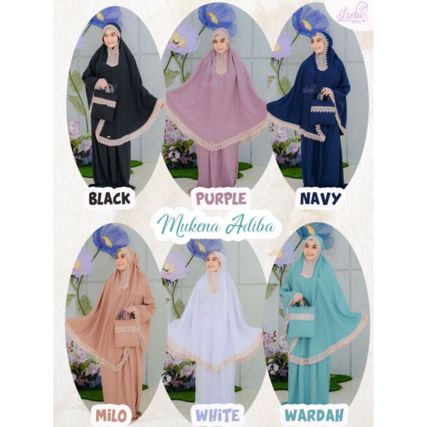 Mukena Adiba by izeta Daily ready stock